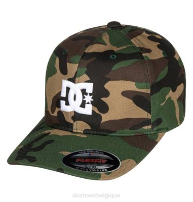 DC Shoes Belgique | DC Shoes Chapeau de star de la casquette pour hommes 0XFL95 camouflage