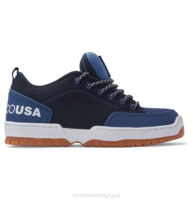 DC Shoes Belgique | DC Shoes Chaussures Men's Cafe X DC Clocker 2 0XFL31 marine DC