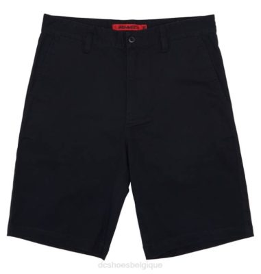 DC Shoes Belgique | DC Shoes short chino détendu pour les hommes 0XFL223 noir